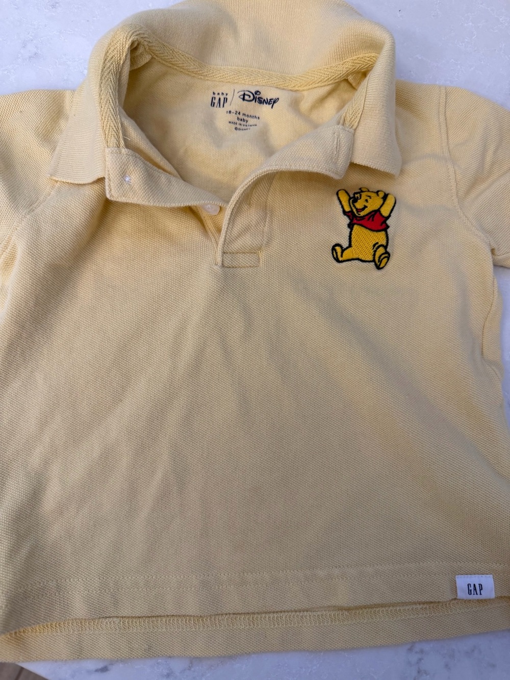 Disney Pooh GAP Collar Shirt